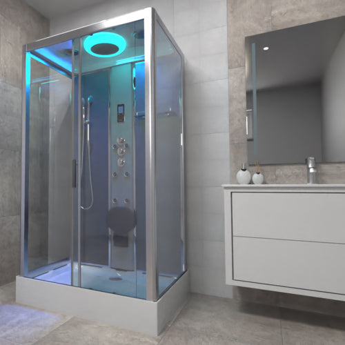 Insignia Premium Shower Cabin 1050x850mm - Chrome Frame