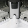 Insignia Premium Steam Shower 800x800mm - Black Frame/Clear Glass