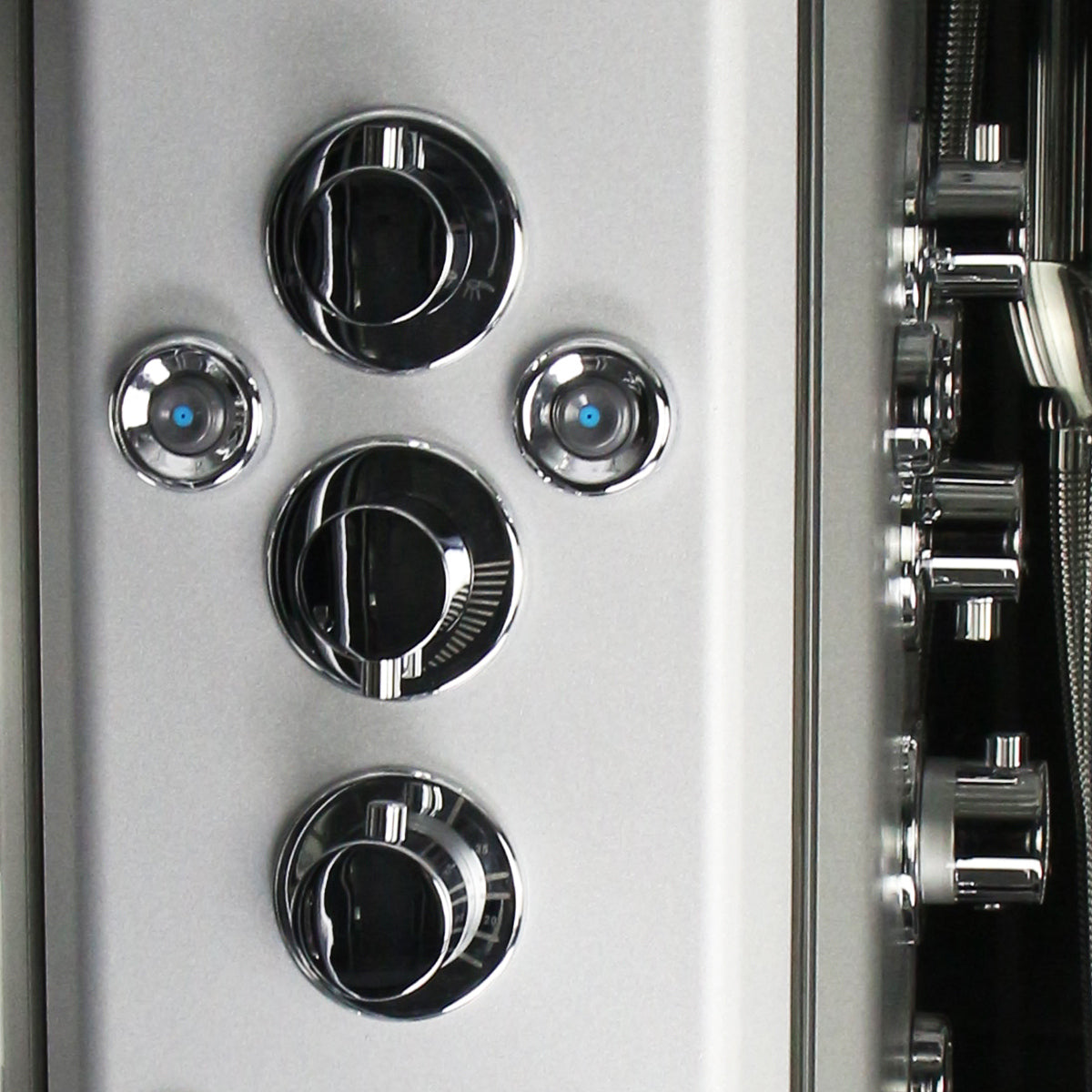 Insignia Premium Steam Shower 800x800mm - Black Frame/Clear Glass