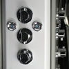 Insignia Premium Steam Shower 800x800mm - Black Frame/Clear Glass