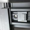 Insignia Offset Steam Shower Grey Marble 1100mm x 700mm - Nuovo Luxury
