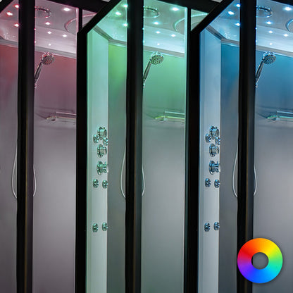 Chromotherapy LED lighting, seven colour spectrum