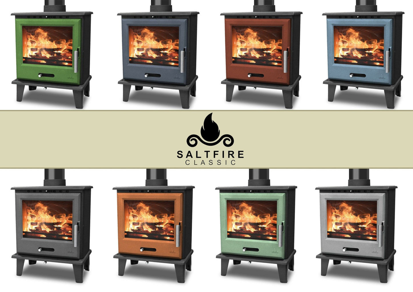 Saltfire Classic Multi - Fuel Eco Stove - Nuovo Luxury - Wood Stoves