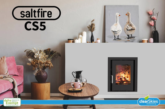 Saltfire CS5 Multi - Fuel Cassette Stove - Nuovo Luxury - Wood Stoves