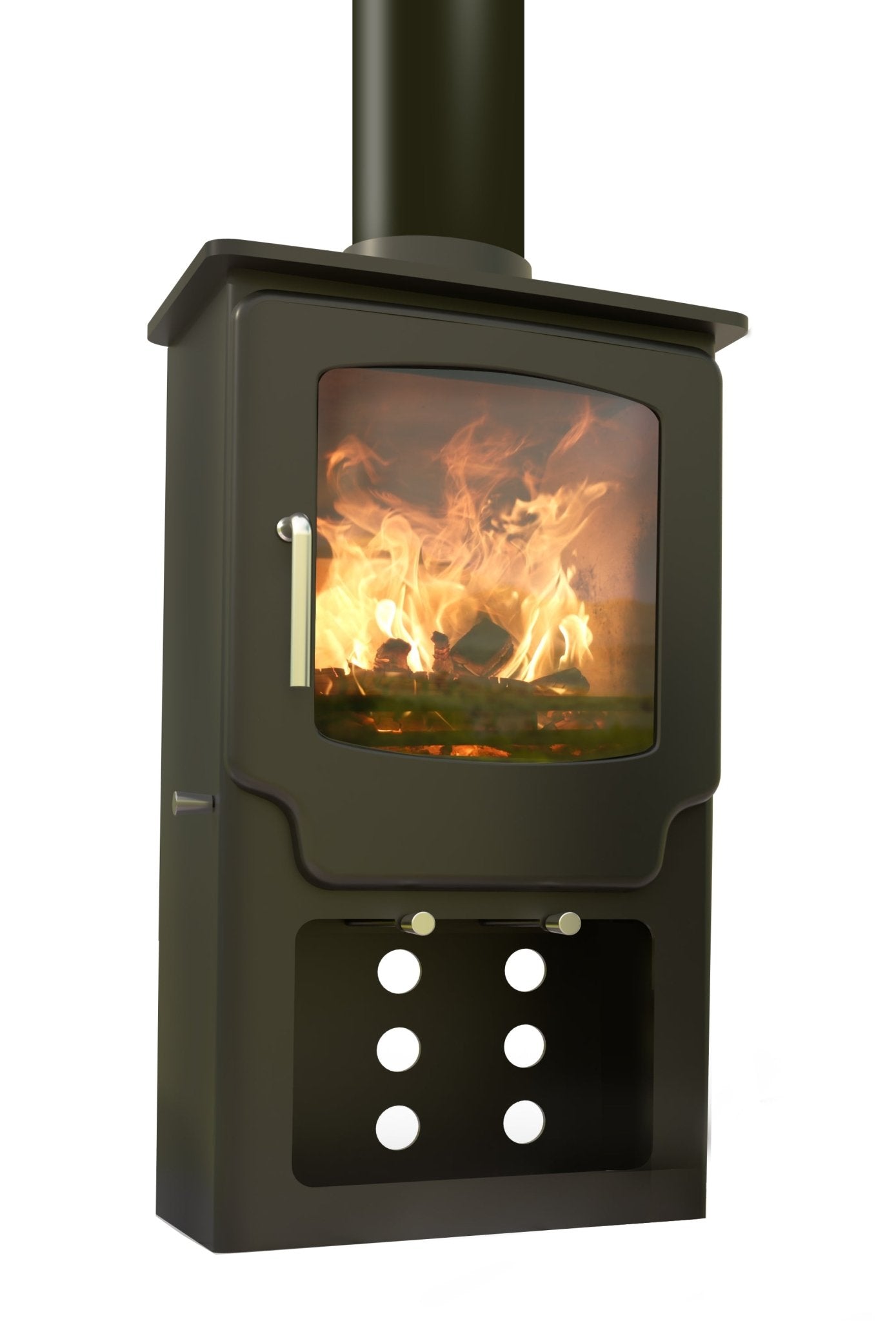 Saltfire Scout Tall Multi - fuel / Wood Burning Stove - Nuovo Luxury - Wood Stoves