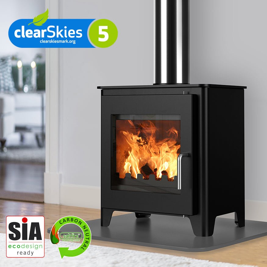 Saltfire ST1 Vision Wood Burning Stove - Nuovo Luxury - Wood Stoves