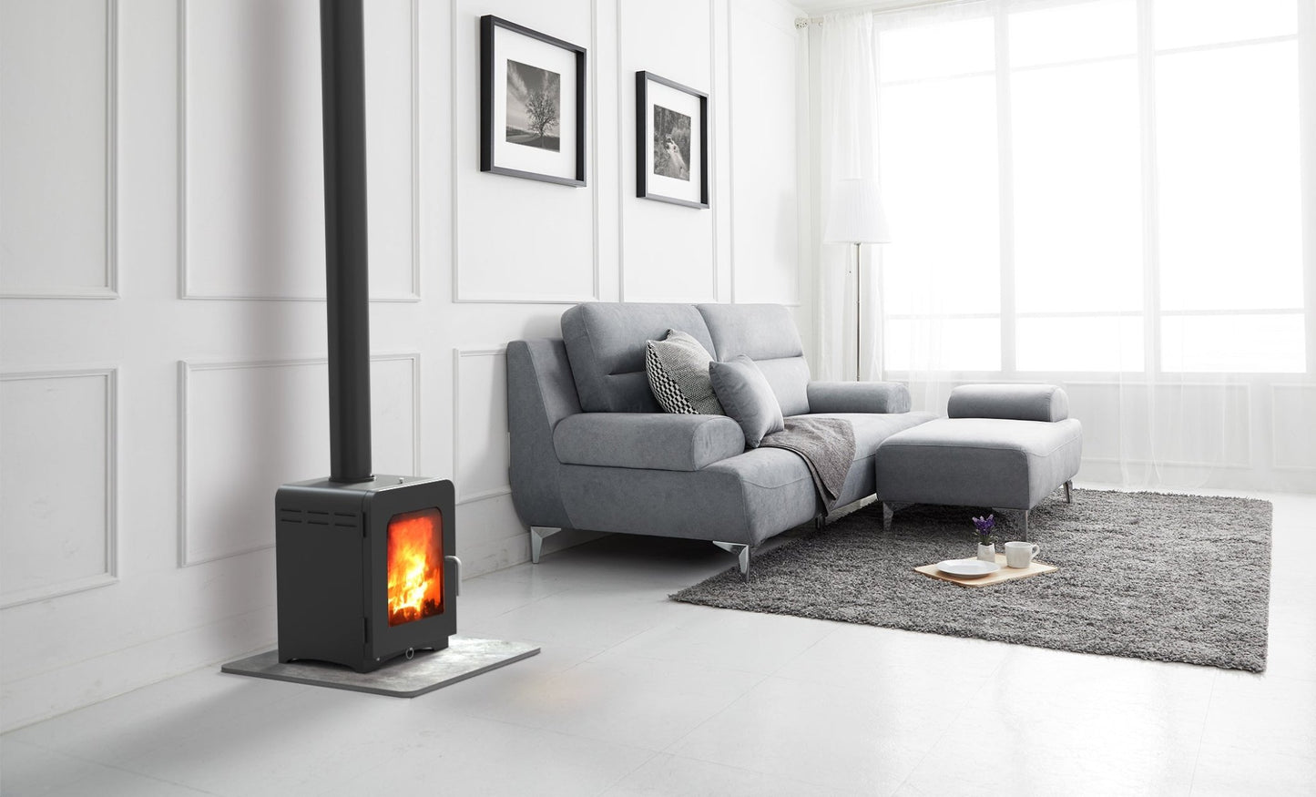 Saltfire ST2 Multi - Fuel / Wood Burning Stove - Nuovo Luxury - Wood Stoves