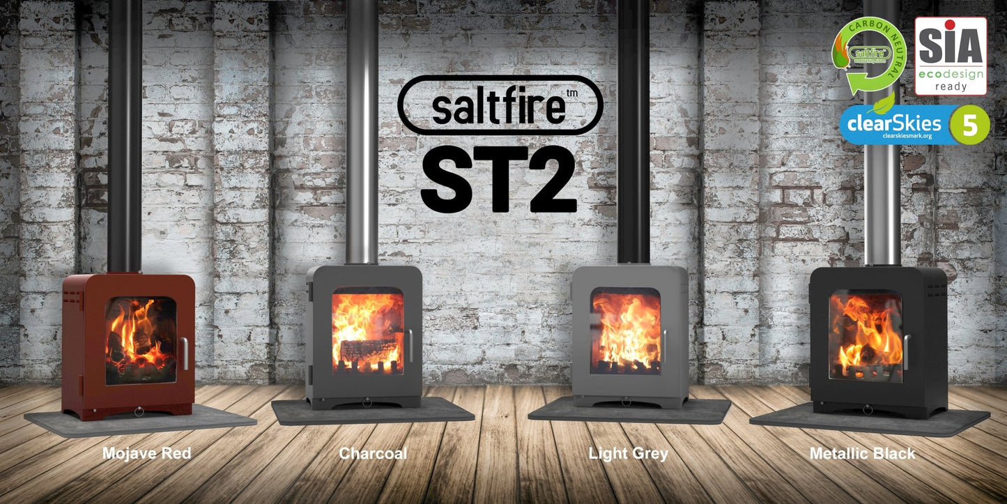 Saltfire ST2 Multi - Fuel / Wood Burning Stove - Nuovo Luxury - Wood Stoves