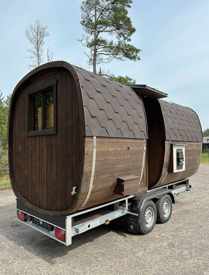 Sauna On Trailer Bespoke & Custom Options Available - Nuovo Luxury - Mobile Sauna