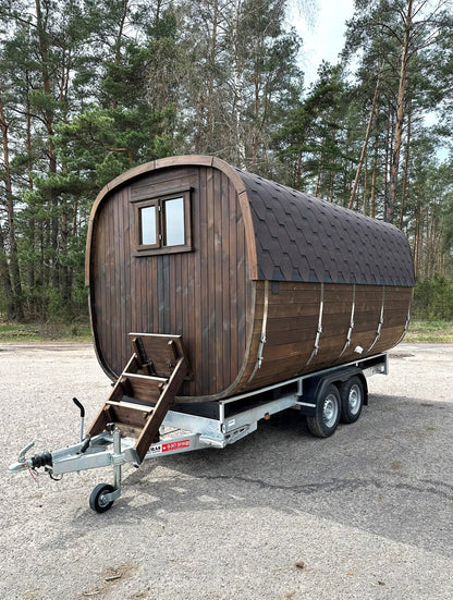 Sauna On Trailer Bespoke & Custom Options Available - Nuovo Luxury - Mobile Sauna