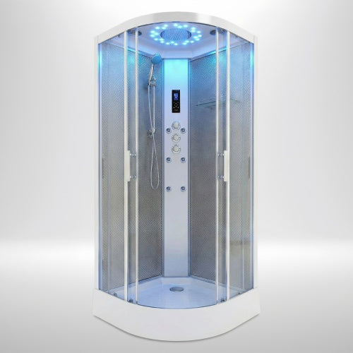 Platinum Shower Cabin 1000x1000mm - Chrome Frame / Clear Glass
