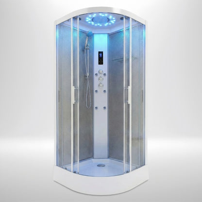Platinum Shower Cabin 1000x1000mm - Chrome Frame / Clear Glass
