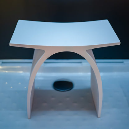 Designer stone-finished stools