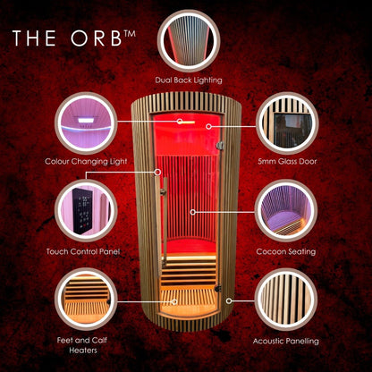 The Orb™ Infrared Sauna - Nuovo Luxury - Infrared Sauna