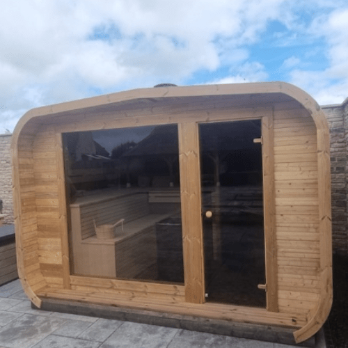 The Sanctuary Outdoor Finnish Sauna - Nuovo Luxury - Outdoor Sauna