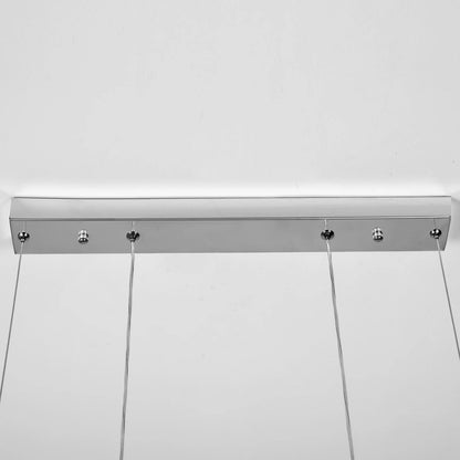 Vienna Signature Crystal Pendant – Modern Linear Ceiling Light - Nuovo Luxury - 
