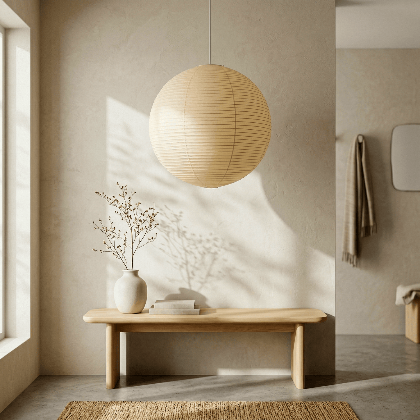 Sfera Washi Paper Globe Pendant