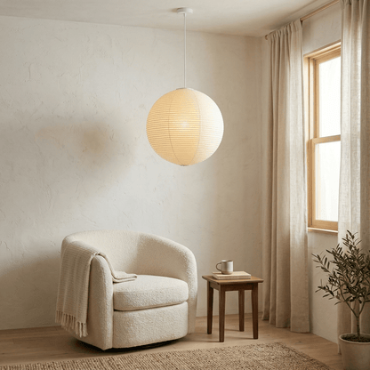 Sfera Washi Paper Globe Pendant