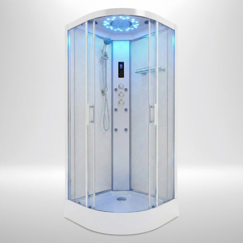 Platinum Shower Cabin 1000x1000mm - Chrome Frame / Clear Glass