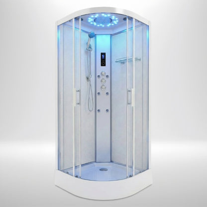 Platinum Shower Cabin 1000x1000mm - Chrome Frame / Clear Glass