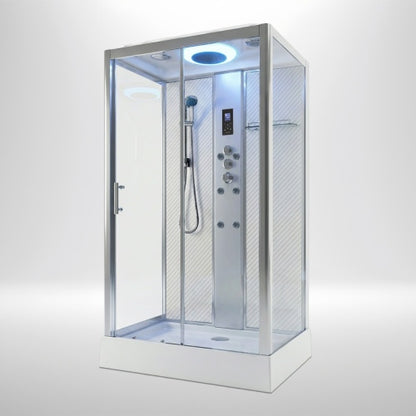 Insignia Premium Shower Cabin 1050x850mm - Chrome Frame