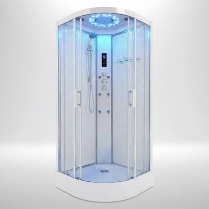 Platinum Shower Cabin 1000x1000mm - Chrome Frame / Clear Glass
