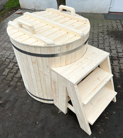 Wooden Barrel Ice Bath 100mm - Nuovo Luxury - Ice Bath