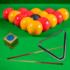 X2 Ash Quality Cues, Pool Balls, Wood Triangle Brush Chalk - Nuovo Luxury - Pool Cue