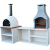 XclusiveDecor Napoli Outdoor Kitchen - BBQ and Wood Fired Pizza Oven - Nuovo Luxury - Wood Fire Pizza Oven