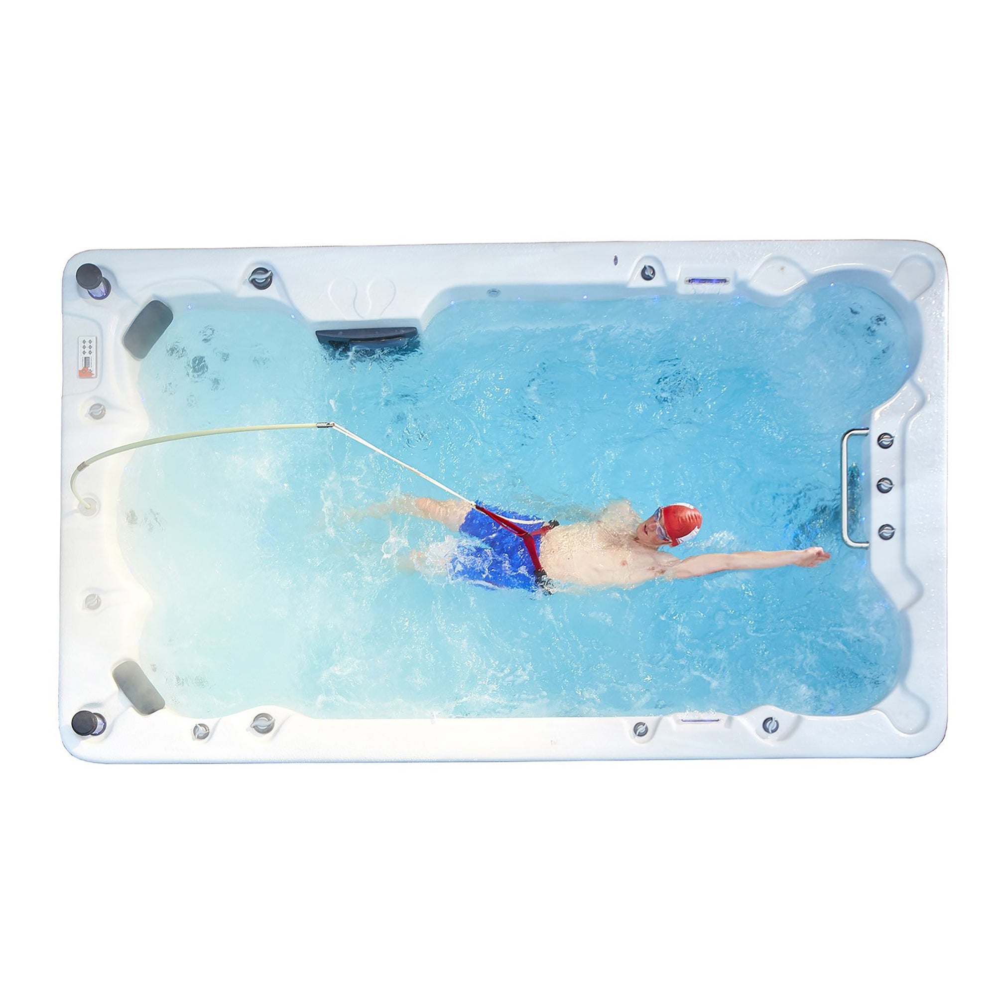 Canadian Spa 13ft Swim Spa 15HP-Jet 3-Person St Lawrence XSport - Nuovo Luxury