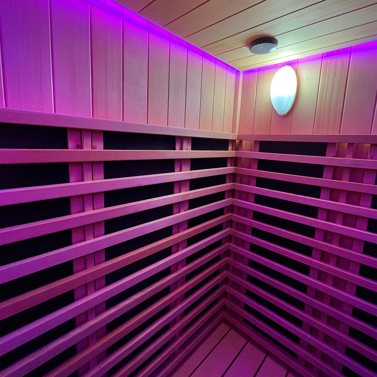 2 Person Far Infrared Sauna 1.51m x 1.31m - Nuovo Luxury - Outdoor Sauna