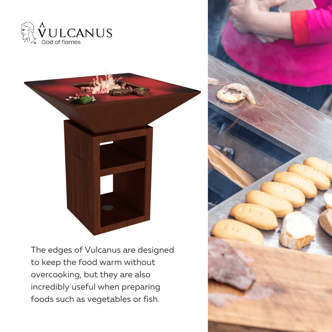 Vulcanus Pro 910 Chef Outdoor Wood Fire Grill - Nuovo Luxury