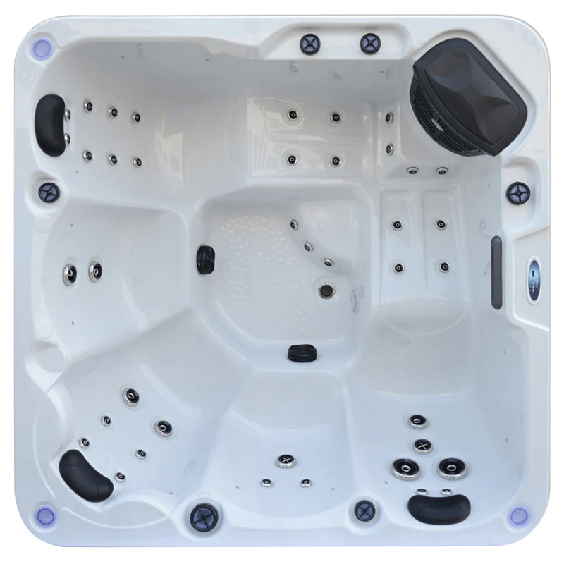 Platinum Spas Trident Lite 5 Person Hot Tub w/ Bluetooth - Nuovo Luxury