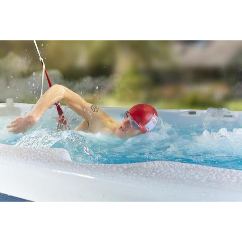 Canadian Spa 16ft Swim Spa 19HP-Jet 7-Person XTrainer - Nuovo Luxury