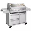 BeefEater 7000 Series Premium 5 Burner BBQ & Side Burner & Trolley - Nuovo Luxury
