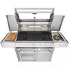 BeefEater 7000 Series Premium 5 Burner BBQ & Side Burner & Trolley - Nuovo Luxury