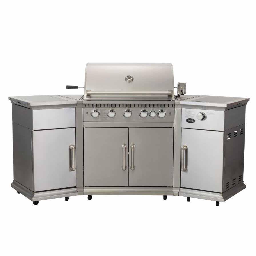 Lifestyle Bahama Island 6+1 Burner Gas Barbecue - Nuovo Luxury