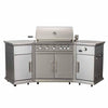 Lifestyle Bahama Island 6+1 Burner Gas Barbecue - Nuovo Luxury