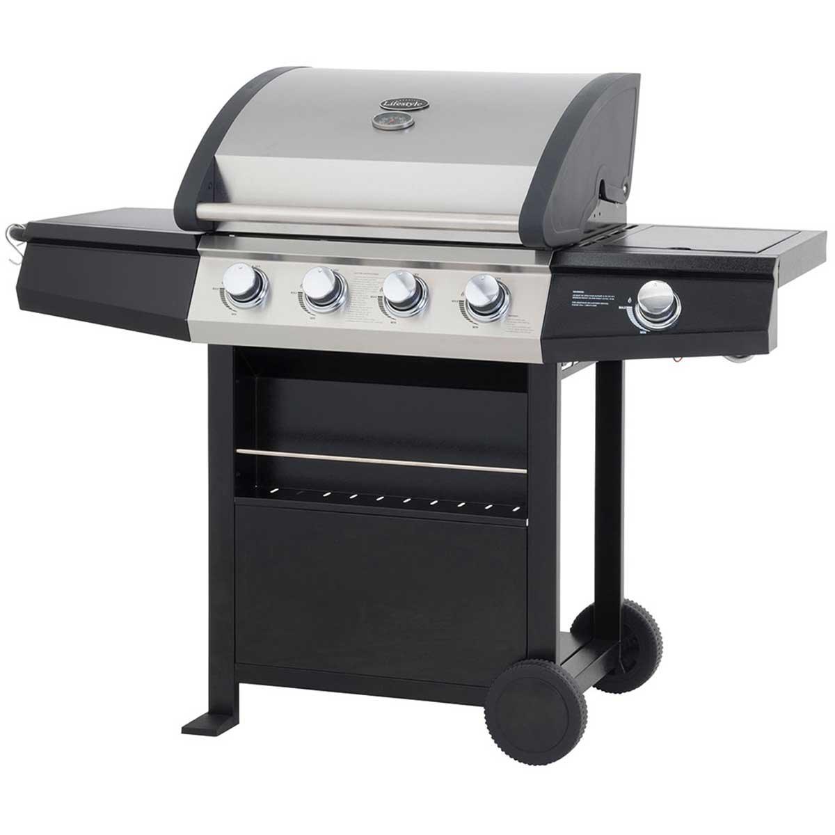 Lifestyle Grenada 4+1 Burner Gas BBQ Grill - Nuovo Luxury