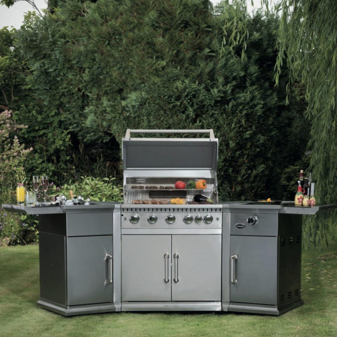 Lifestyle Bahama Island 6+1 Burner Gas Barbecue - Nuovo Luxury