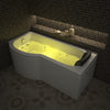 Milan Whirlpool P Shape Bath