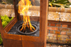 Qube Corten Steel Pellet Patio Heater - Nuovo Luxury