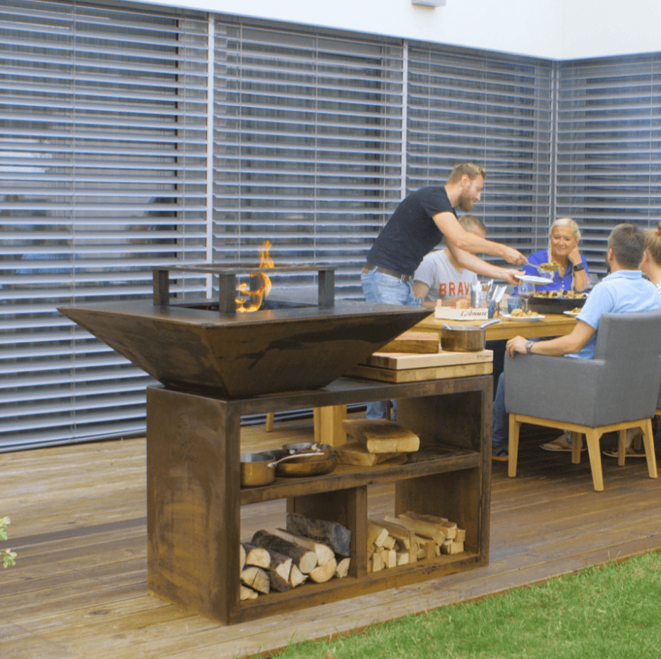 Vulcanus Pro 910 Masterchef Outdoor Wood Fire Grill - Nuovo Luxury