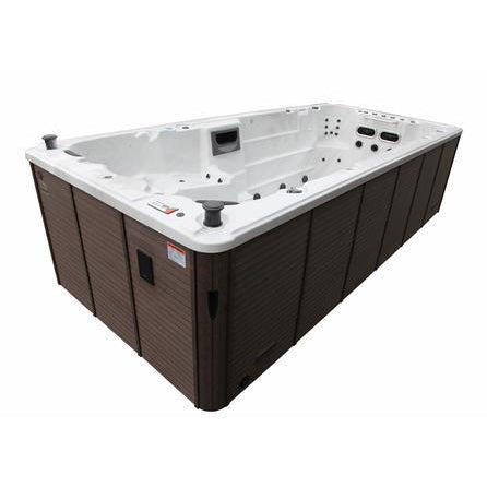 Canadian Spa 16ft Swim Spa 19HP-Jet 7-Person XTrainer - Nuovo Luxury