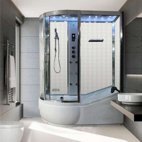 Insignia 1700SR - 3rd Generation Steam Shower Bath | 1700mm x 900mm - Nuovo Luxury