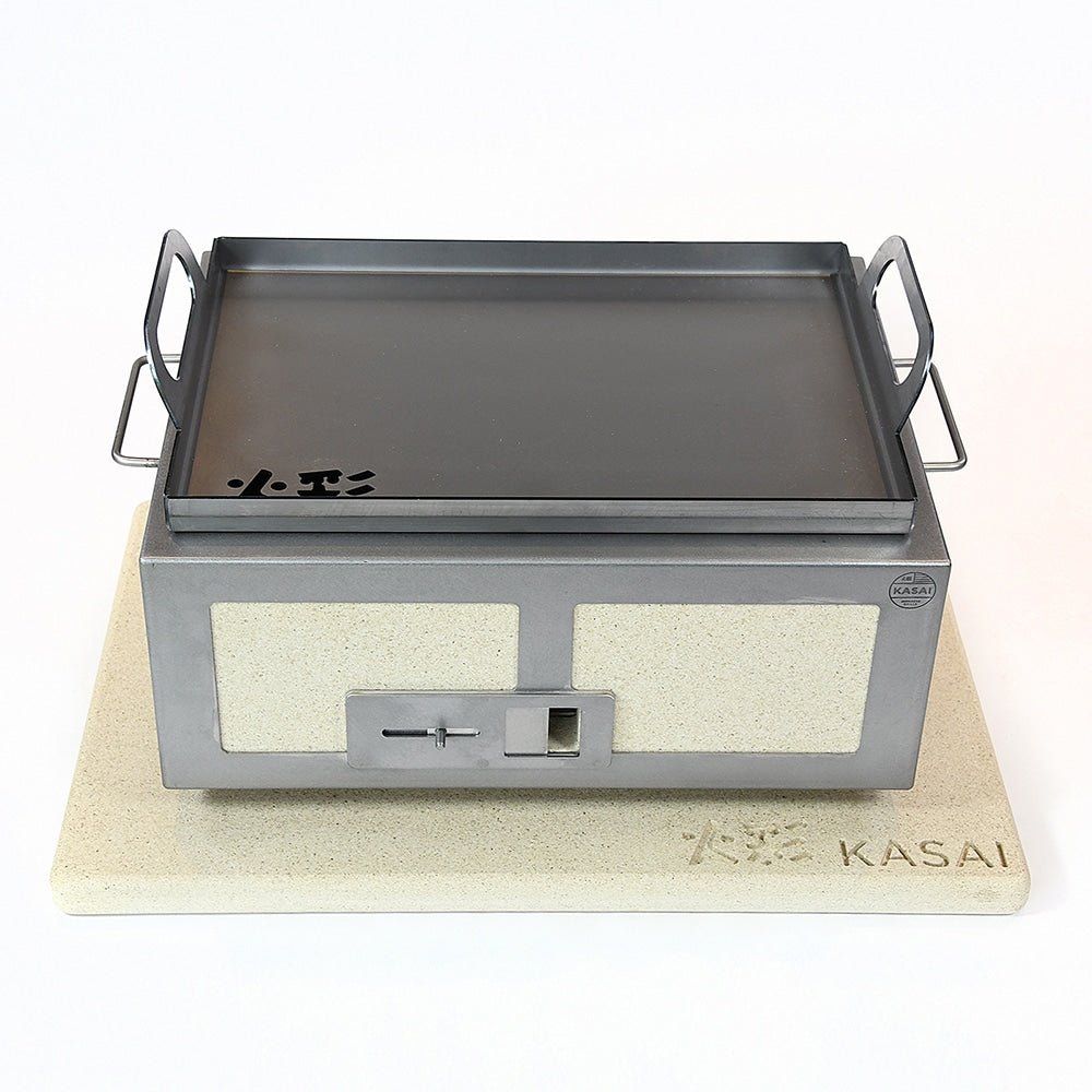 Bertha Kasai Konro Plancha Solid (for Medium Wide Kasai Grill) - Nuovo Luxury - Grill Plate