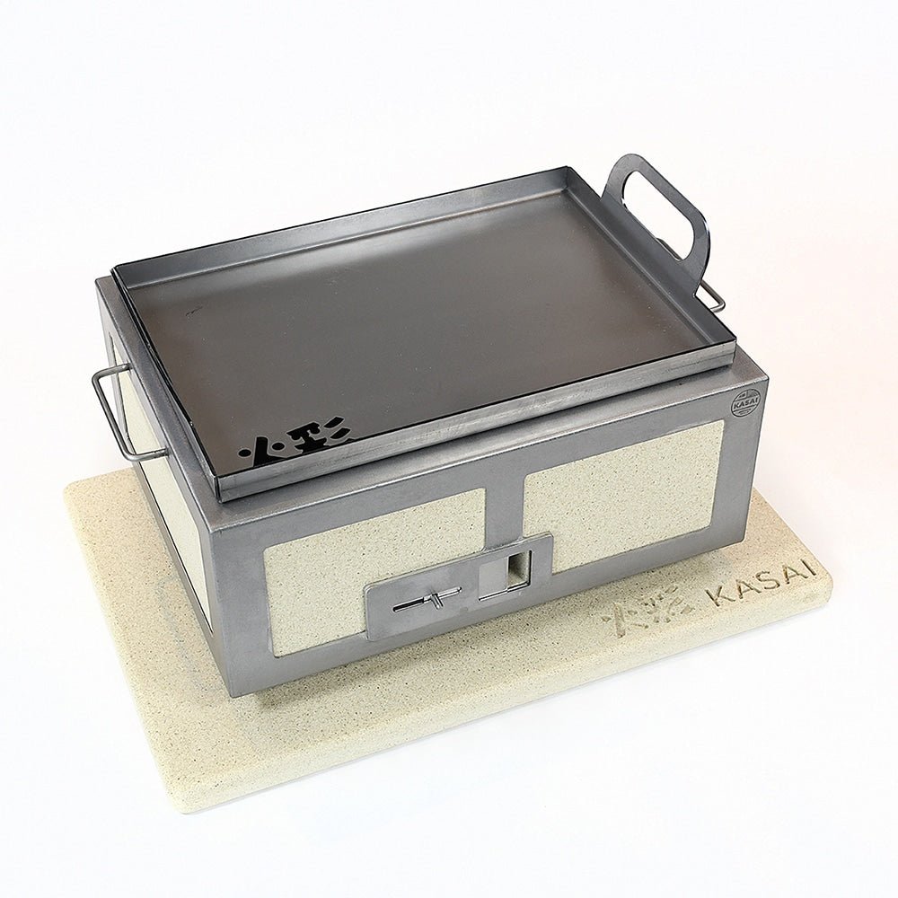 Bertha Kasai Konro Plancha Solid (for Medium Wide Kasai Grill) - Nuovo Luxury - Grill Plate