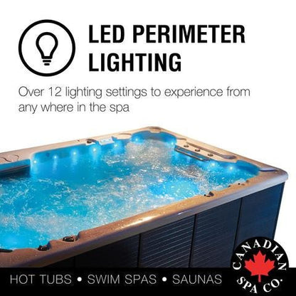 Canadian Spa 20ft Dual Temperature Swim Spa 15HP - Jet XSport - Nuovo Luxury - Swim Spa