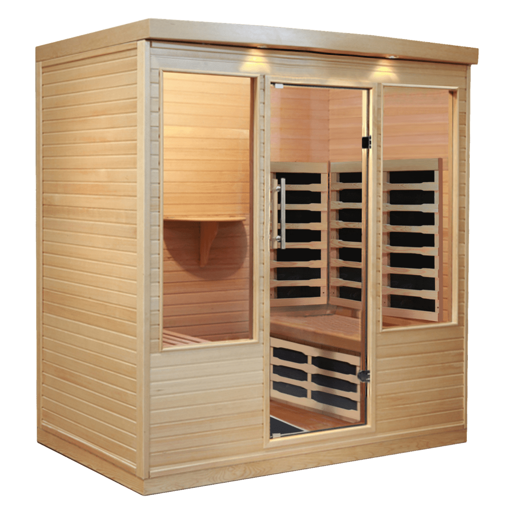 Canadian Spa Whistler 4 Person Far Infrared Indoor Sauna - Nuovo Luxury - Indoor Infrared Sauna