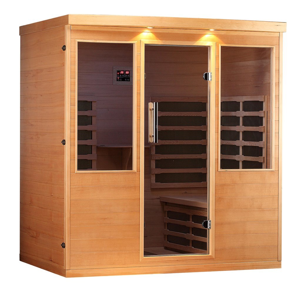 Canadian Spa Whistler 4 Person Far Infrared Indoor Sauna - Nuovo Luxury - Indoor Infrared Sauna